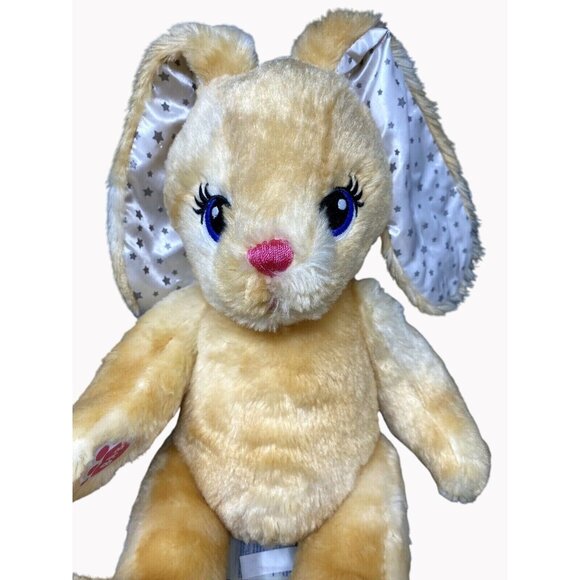 Build A Bear Workshop Bunny Rabbit Stuffed Animal Plush With Star Ears & Feet - Picture 2 of 5